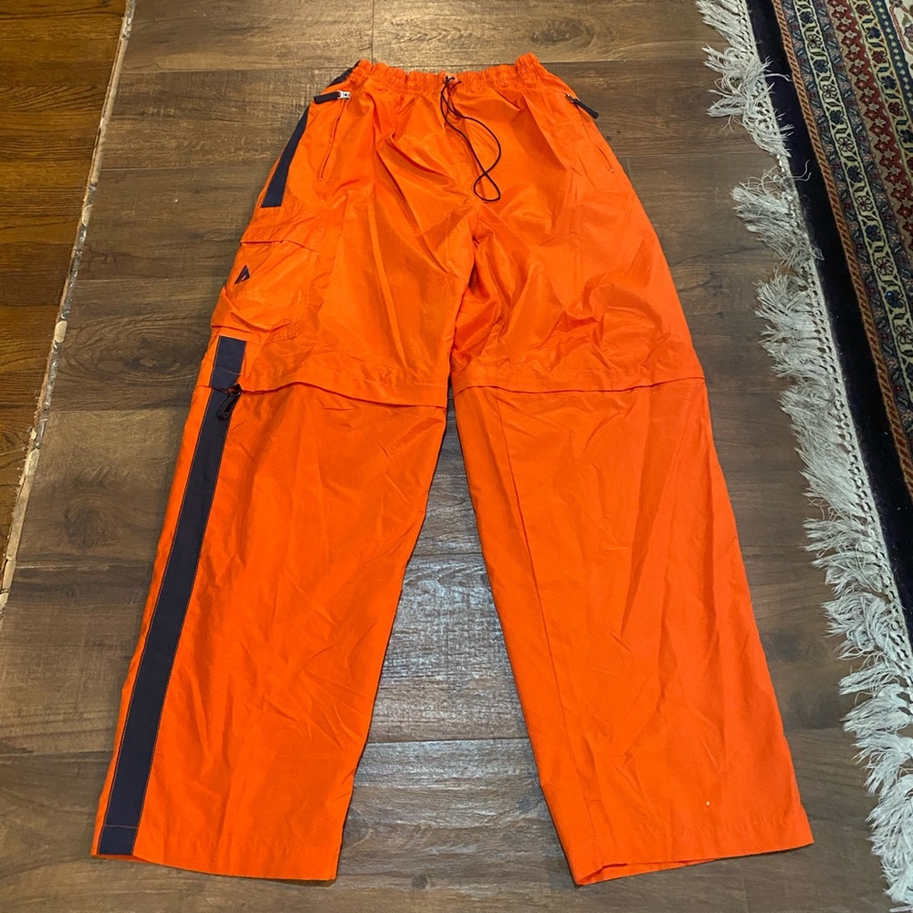 Orange Athletic Works Rave Styled Track Pants